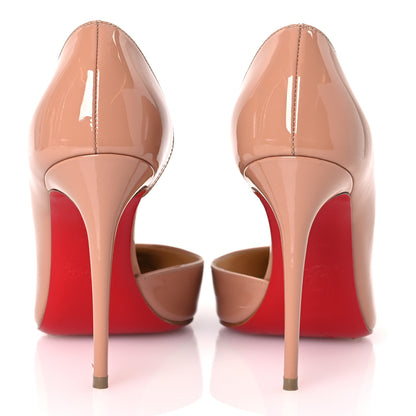 Christian Louboutin Patent Iriza 100 Pumps 35.5 Nude 6 of 12