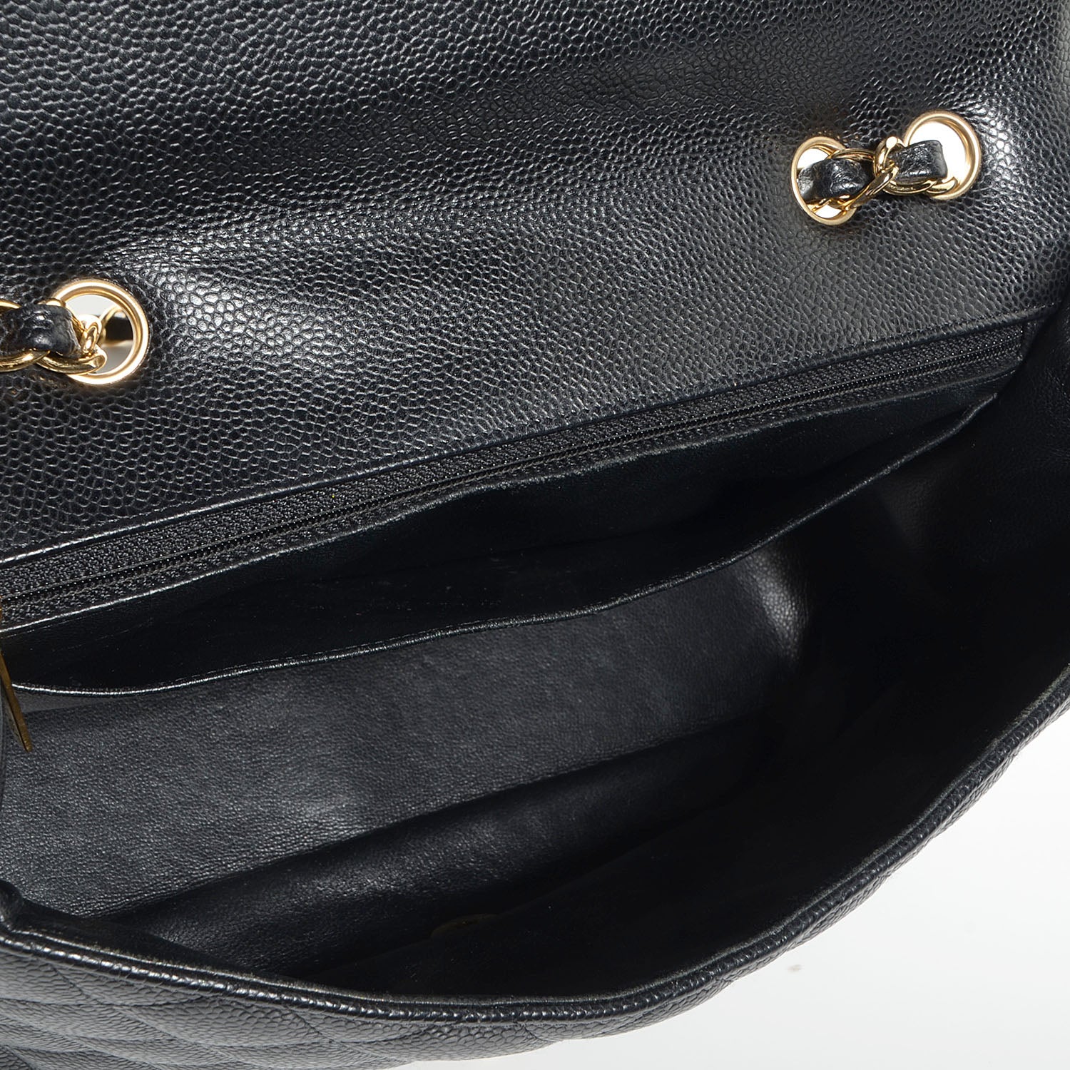 Chanel Caviar Jumbo Single Flap Black 5 of 8
