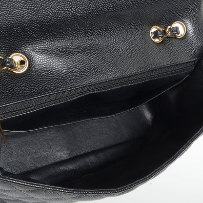 Chanel Caviar Jumbo Single Flap Black 5 of 8