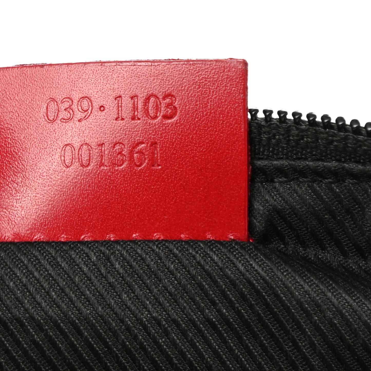 Monogram Boat Pochette Black Red