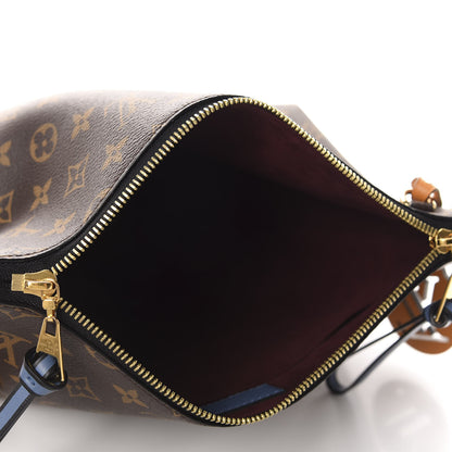 Louis Vuitton Monogram Beaubourg Hobo Mini Bordeaux Red Peach Safran Blue Jean Blue 5 of 10