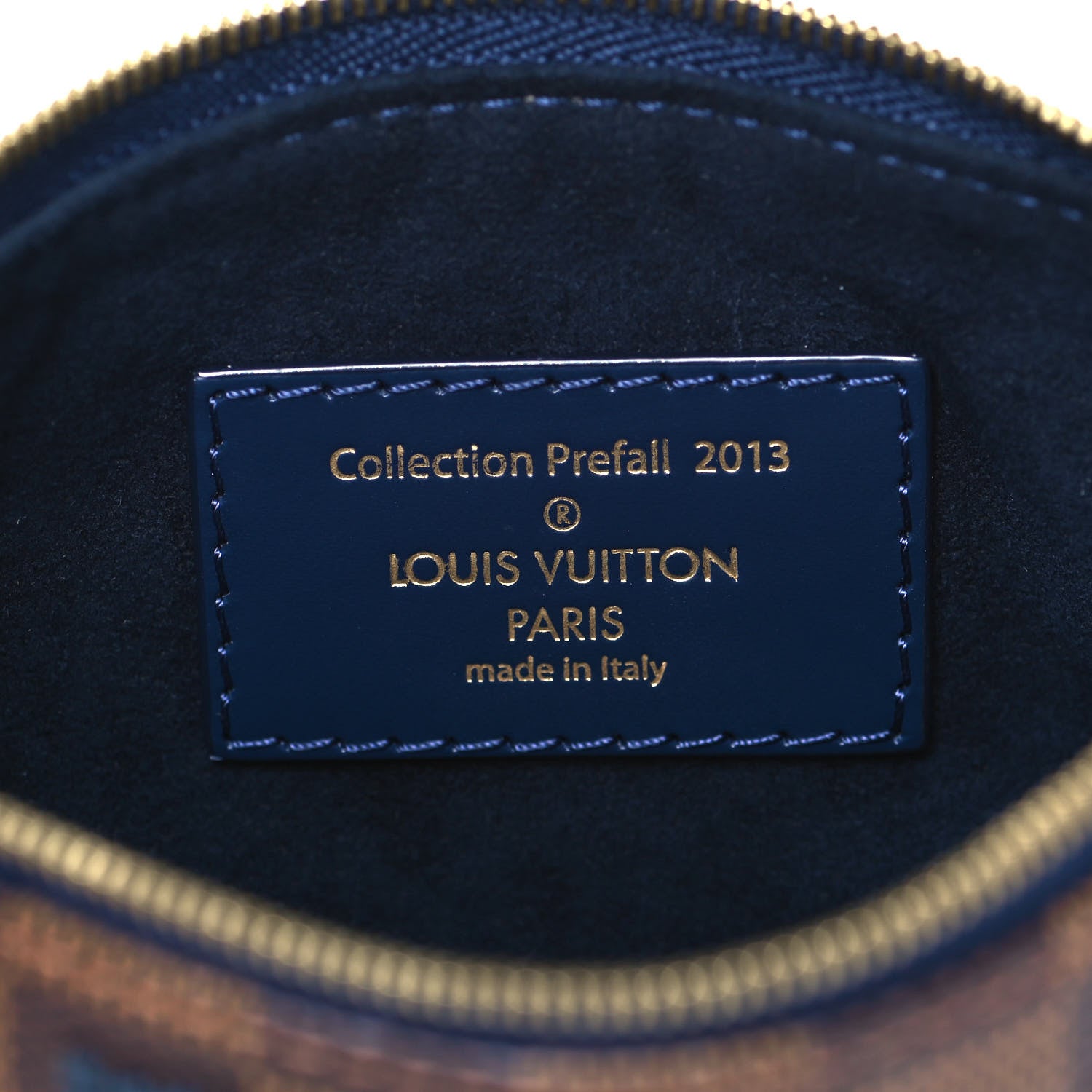 Louis Vuitton Damier Paillettes Mini Pochette Accessories Blue 8 of 9