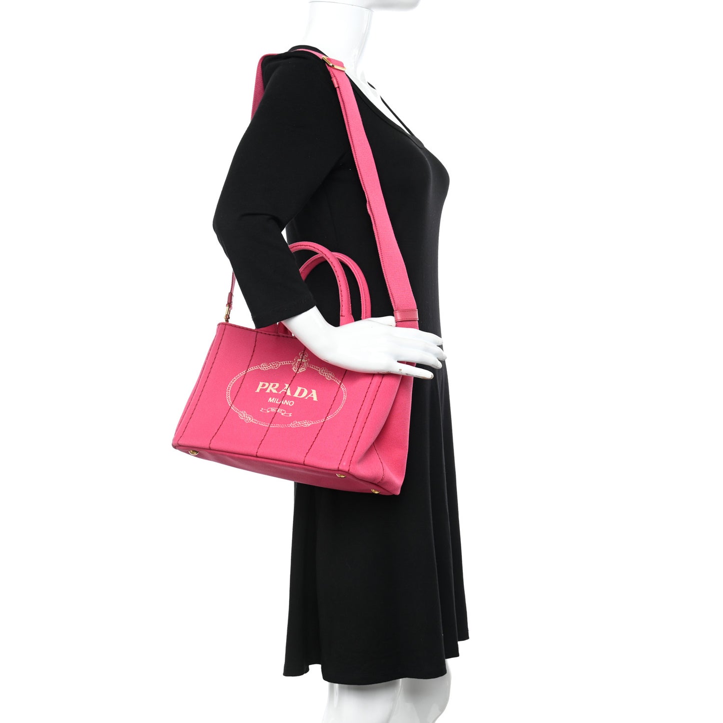 Canapa Small Logo Tote Peonia
