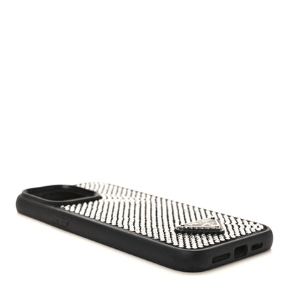 Prada Satin Crystal iPhone 14 Pro Max Case Cristal 4 of 5