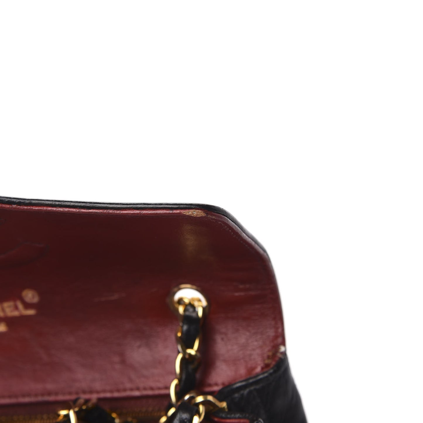 Lambskin Quilted Mini Flap Black
