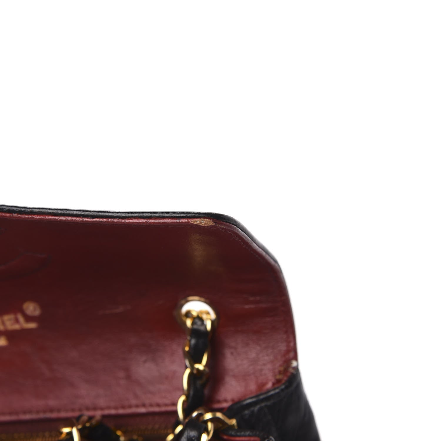 Chanel Lambskin Quilted Mini Flap Black 13 of 15