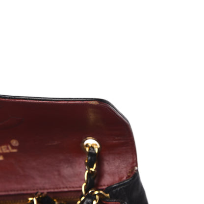 Chanel Lambskin Quilted Mini Flap Black 13 of 15