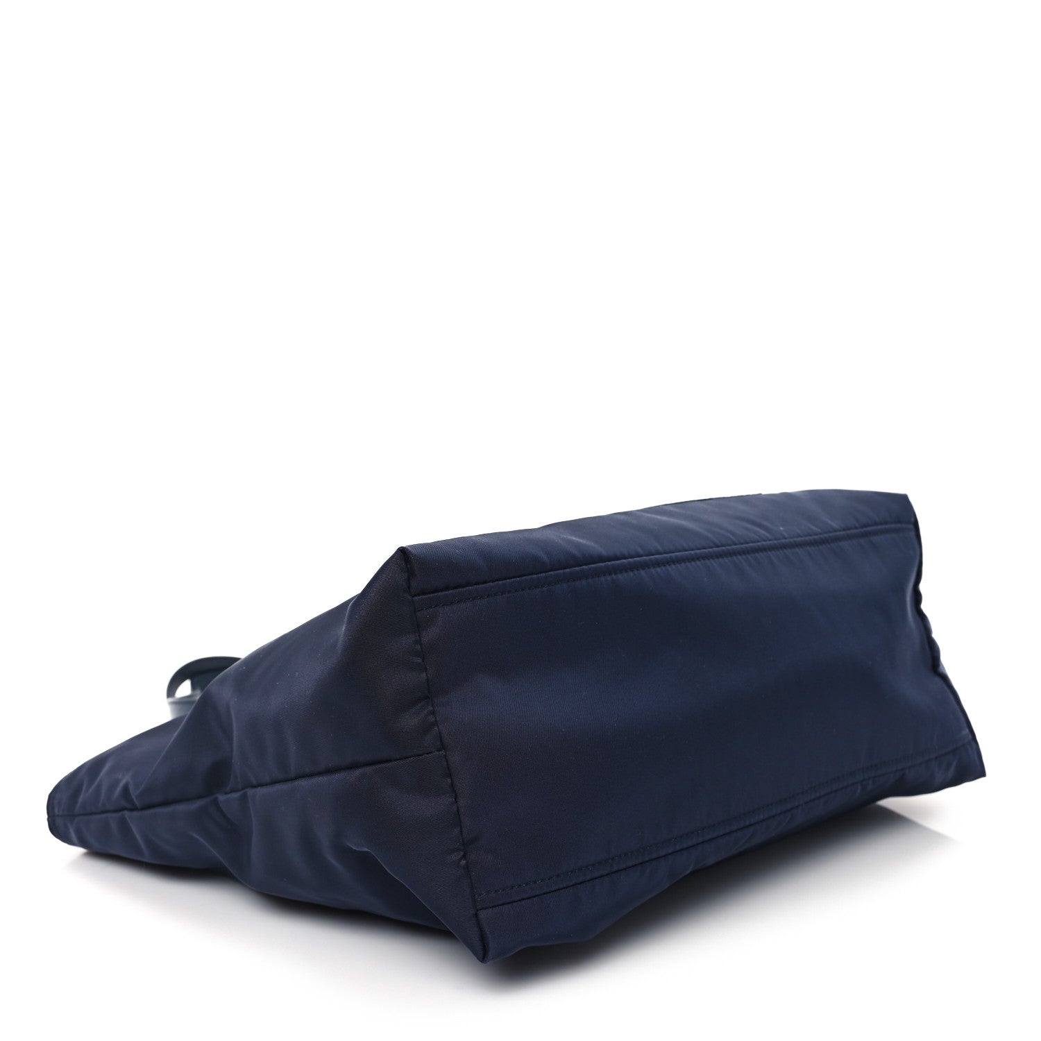 Prada Tessuto Nylon Saffiano Vela Tote Bleu 4 of 10