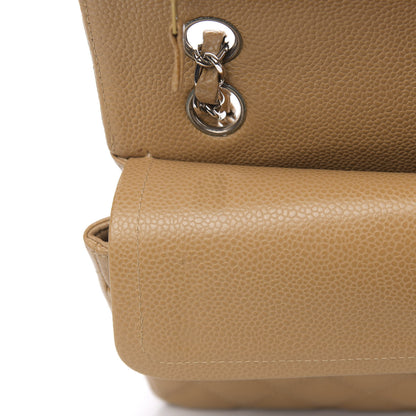 Chanel Caviar Quilted Small Double Flap Beige 12 of 16