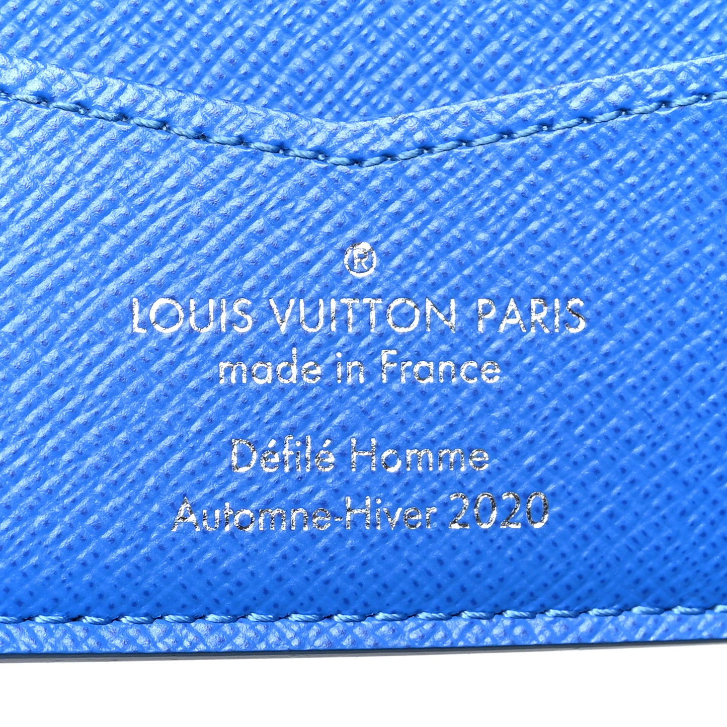 Monogram Clouds Slender Wallet Blue