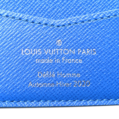 Louis Vuitton Monogram Clouds Slender Wallet Blue 6 of 8