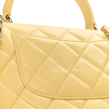 Chanel Lambskin Quilted Small Trendy CC Flap Dual Handle Bag Yellow 10 of 10