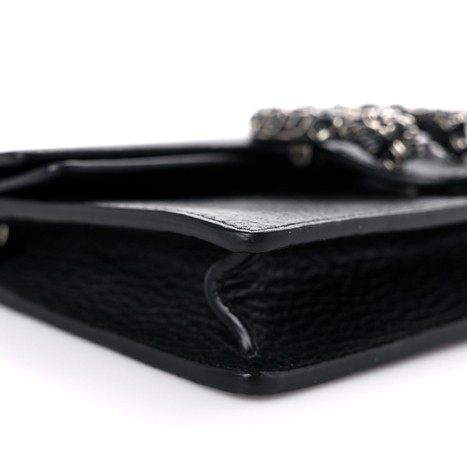 Gucci Calfskin Super Mini Dionysus Shoulder Bag Black 7 of 11
