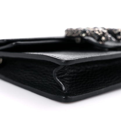 Gucci Calfskin Super Mini Dionysus Shoulder Bag Black 7 of 11