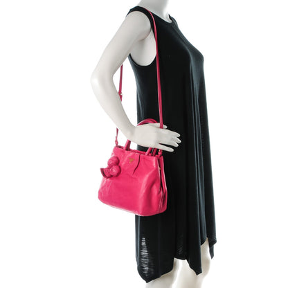 Prada Nappa Rose Satchel Peonia 2 of 7