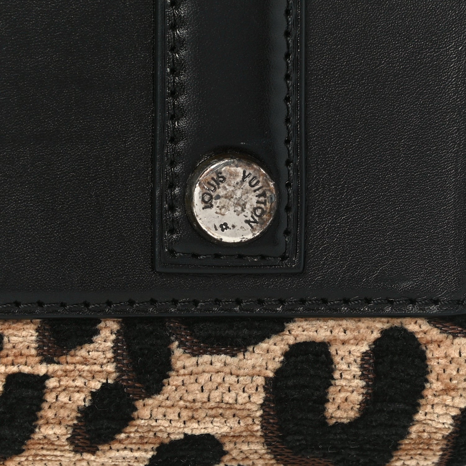 Louis Vuitton Jacquard Velvet Leopard Print Stephen Sprouse Speedy 14 of 15