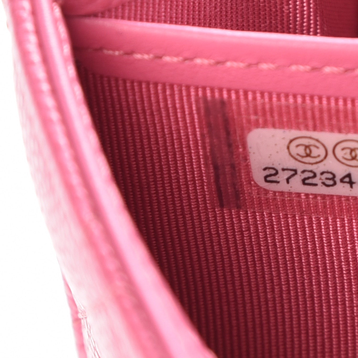 Chanel Caviar Quilted Large Gusset Flap Wallet Pink 8 of 11
