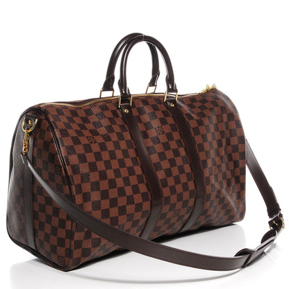 Louis Vuitton Damier Ebene Keepall Bandouliere 45 3 of 7