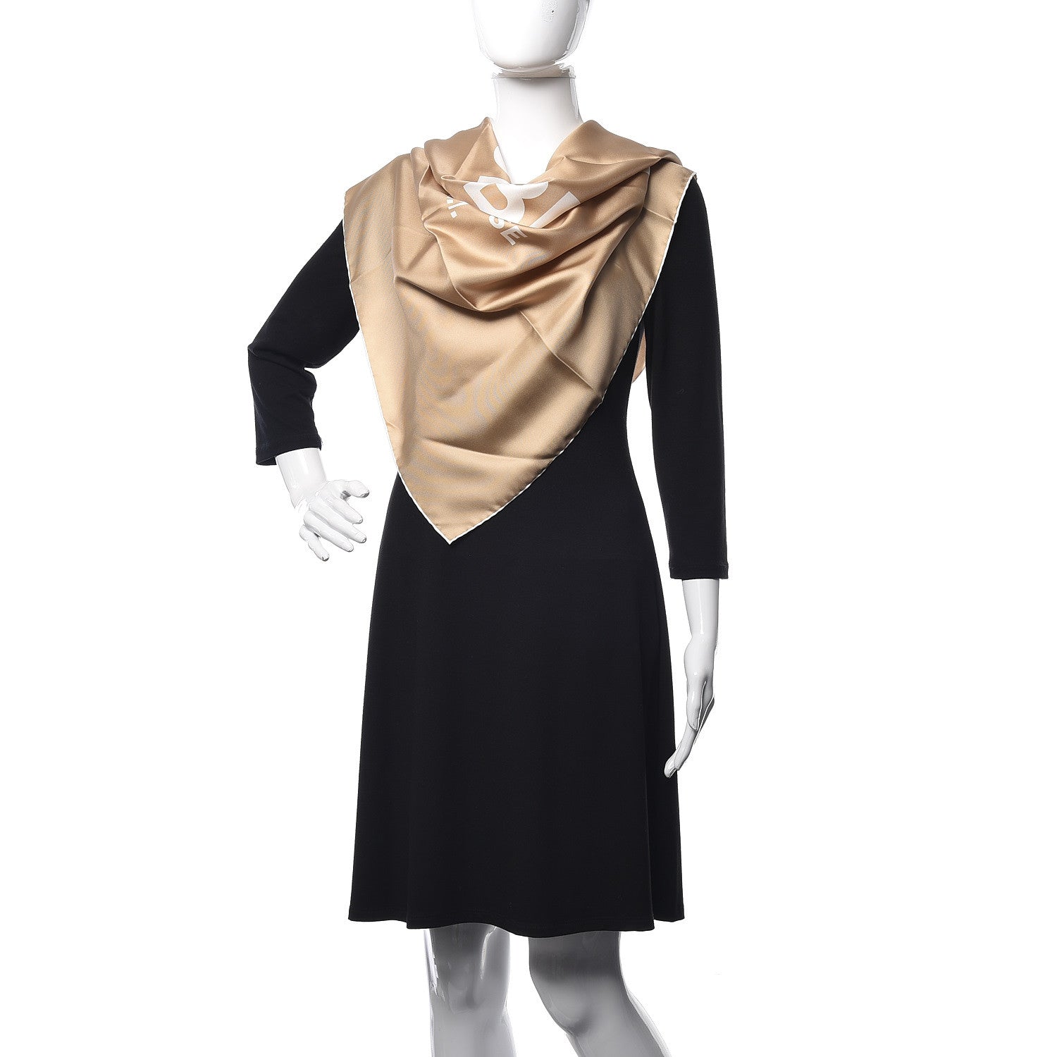 Burberry Silk Horseferry Print Scarf Archive Beige 2 of 5