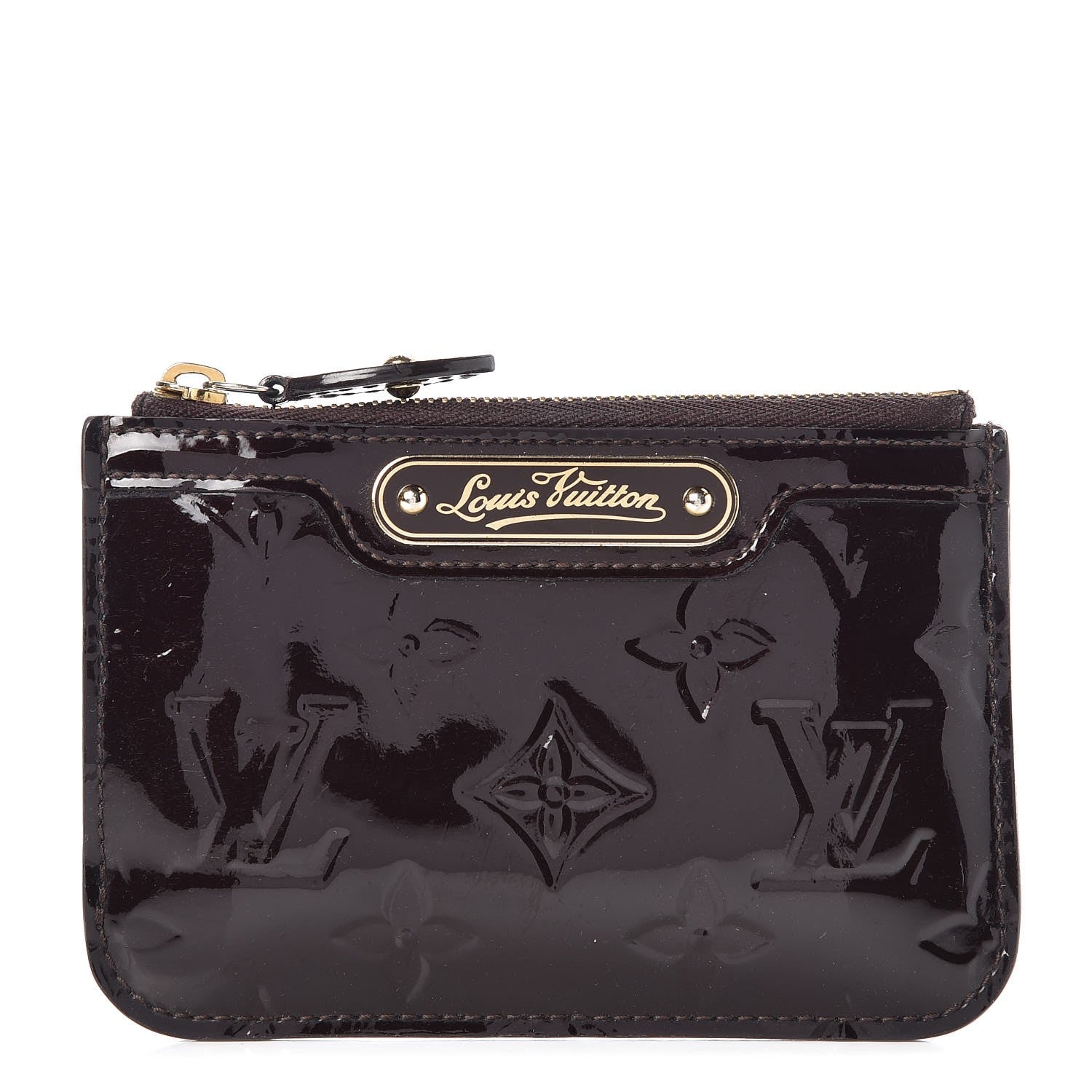 Louis Vuitton Vernis Key Pouch Amarante 1 of 11