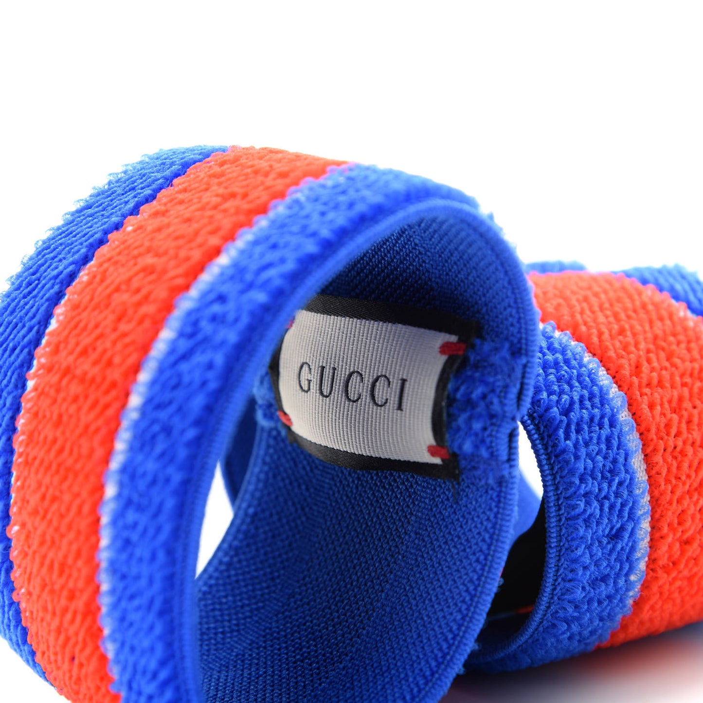 Cotton Logo Headband and Wrist Set M Blue Orange