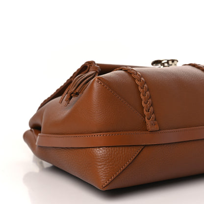 Chloe Grained Calfskin Medium Penelope Shoulder Bag Caramel 7 of 8