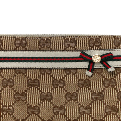 Gucci Monogram Mayfair Wristlet Off White 7 of 9