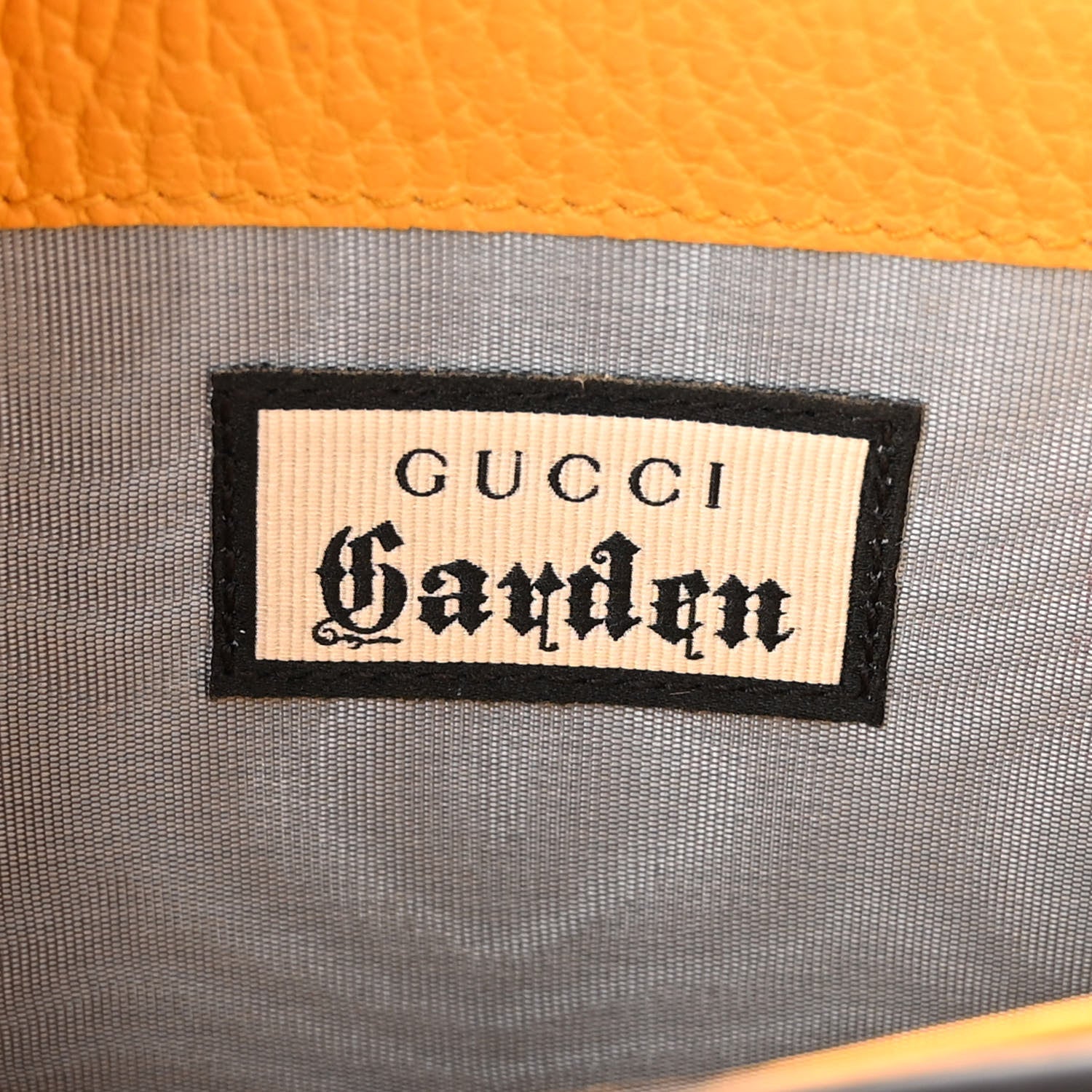 Gucci Calfskin Garden Dionysus Chain Wallet Yellow 6 of 9