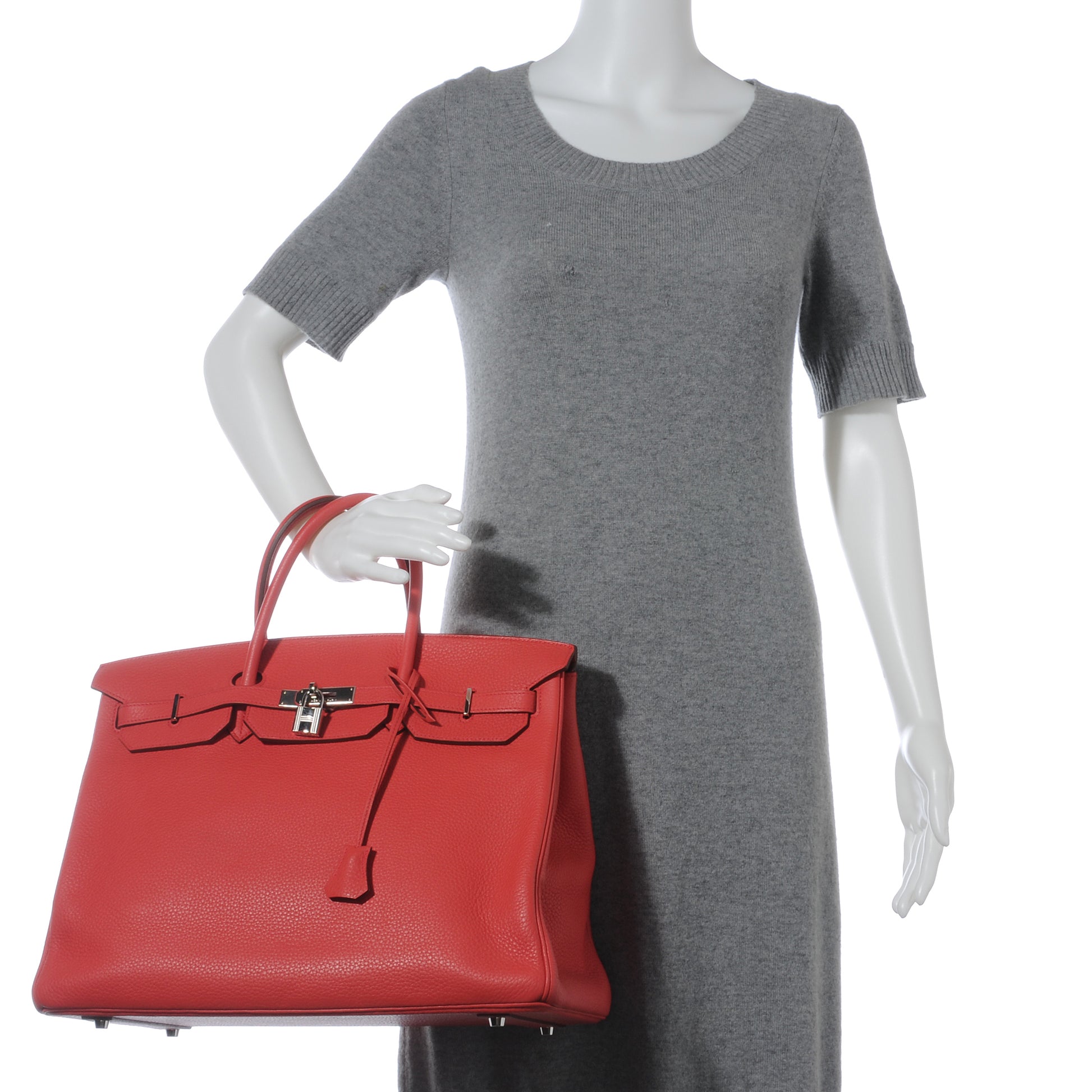 Hermes Taurillon Clemence Birkin 40 Bougainvillea 2 of 9