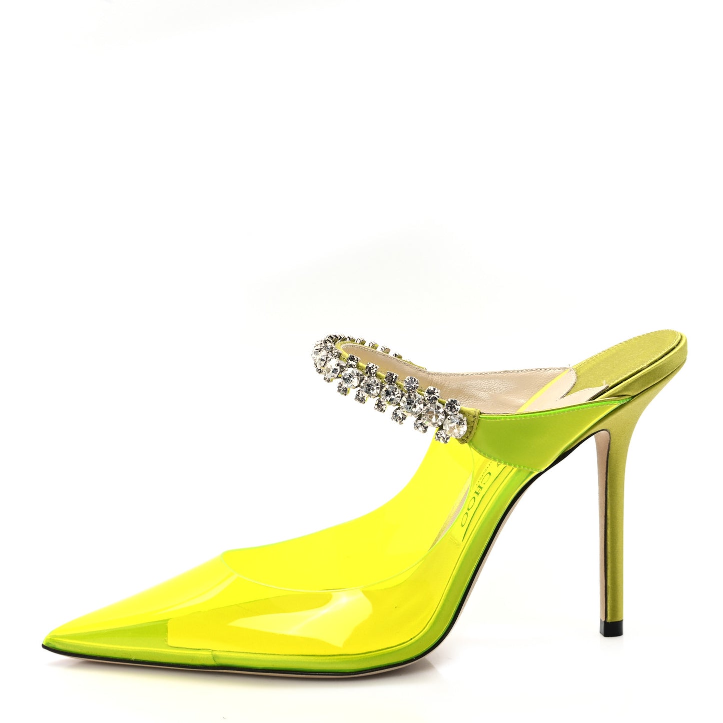 Plexi Crystal Bing 100 Pumps 39 Neon Yellow
