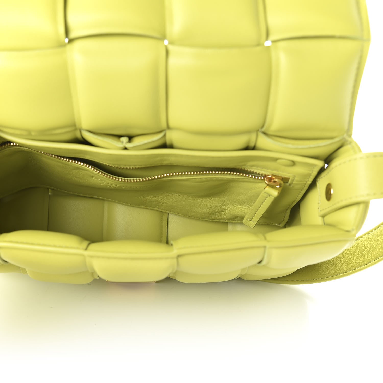 Bottega Veneta Nappa Maxi Intreccio Padded Cassette Crossbody Bag Kiwi 5 of 9