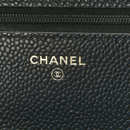 Chanel Caviar Quilted Wallet On Chain WOC Black 6 of 11