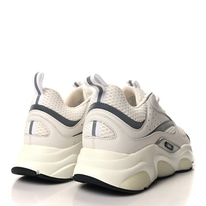 Christian Dior Technical Mesh Calfskin Mens B22 Sneakers 40 White 4 of 9