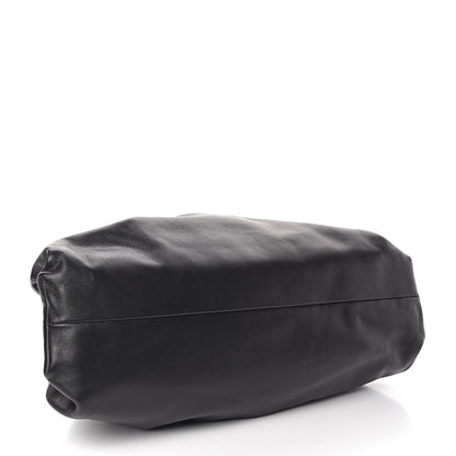 Bottega Veneta Smooth Butter Calf The Pouch Oversized Clutch Black 4 of 7