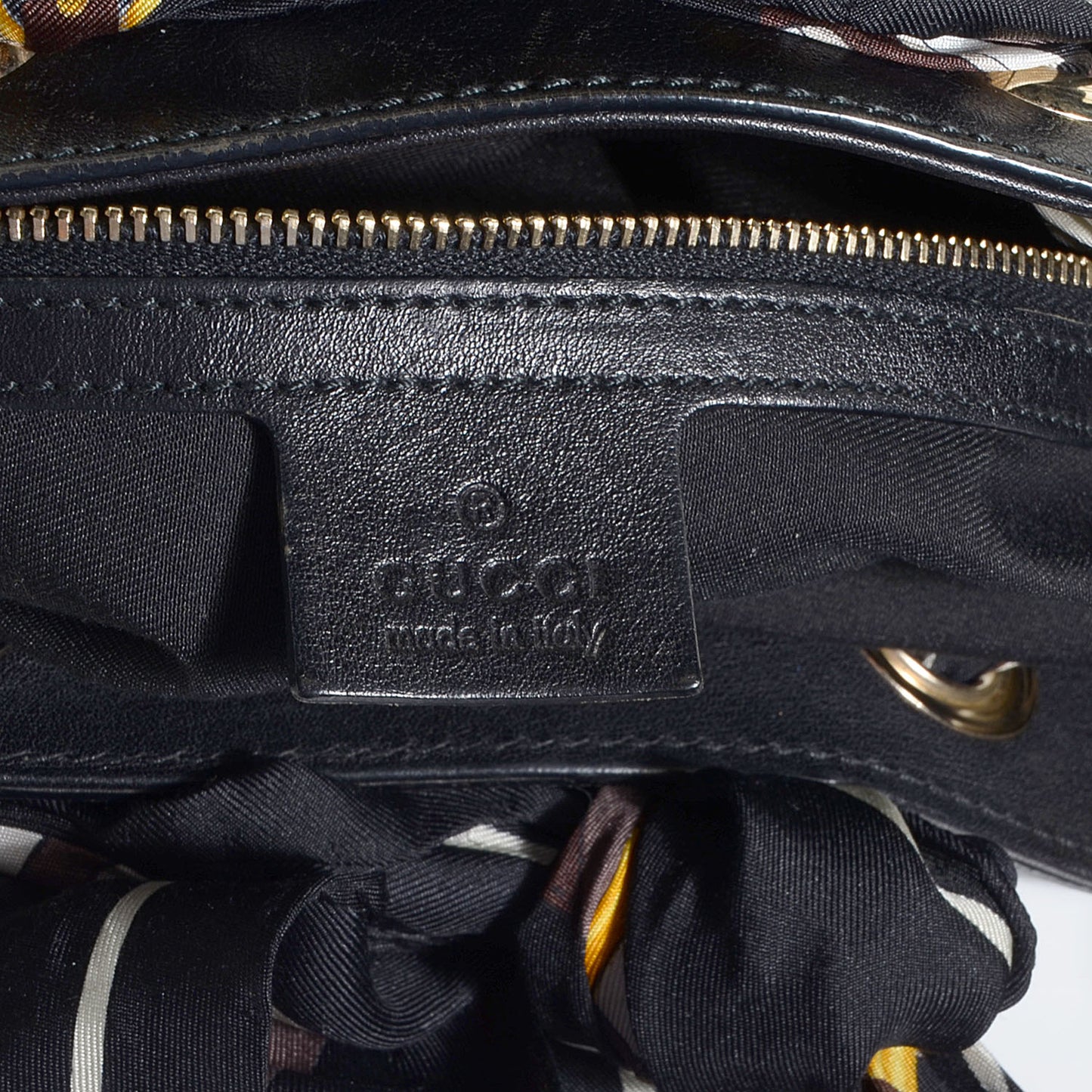 Monogram Large Positano Tote Black