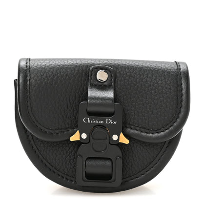 Christian Dior Grained Calfskin Nano Gallop Pouch Black 1 of 6