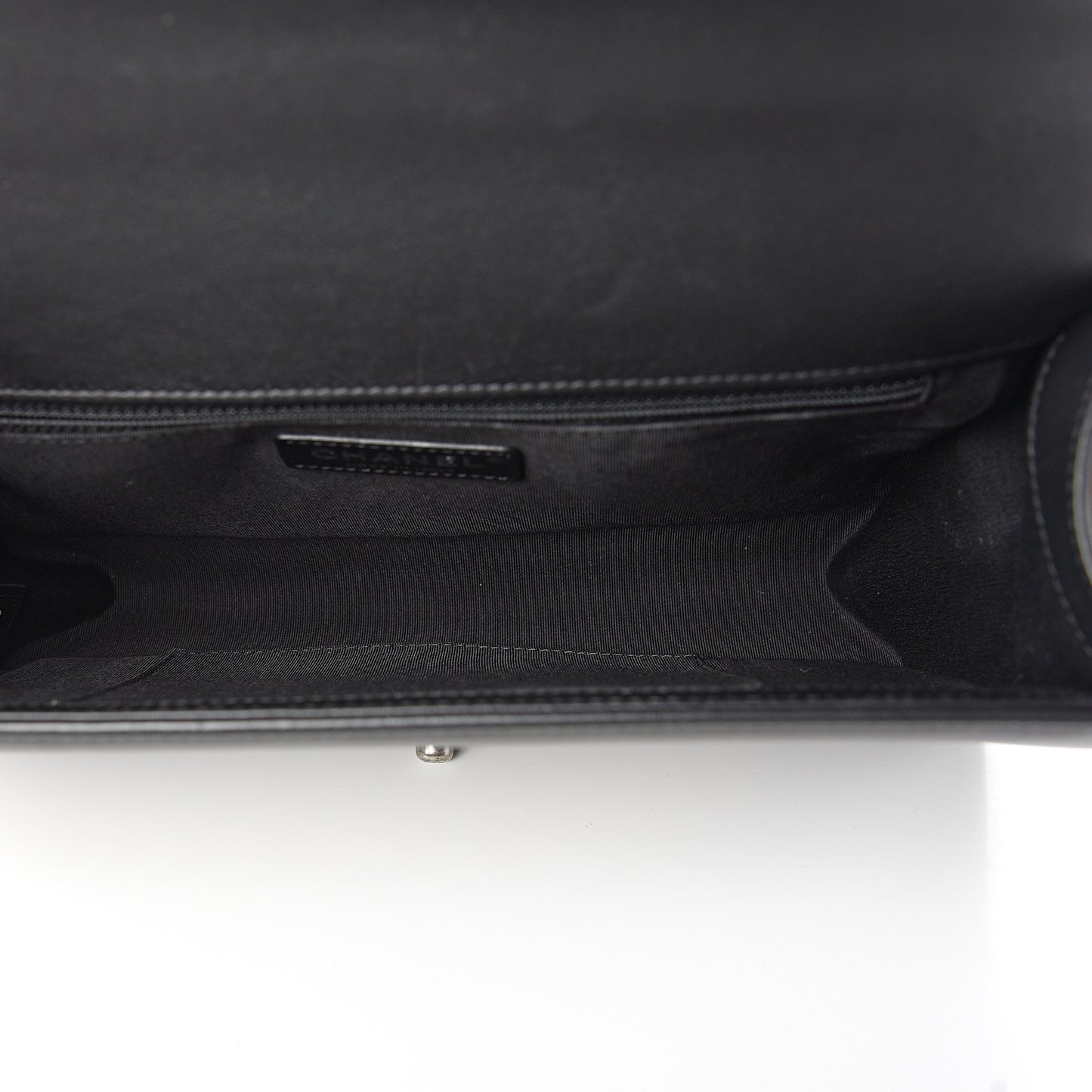 Calfskin Quilted New Medium Boy Flap Black