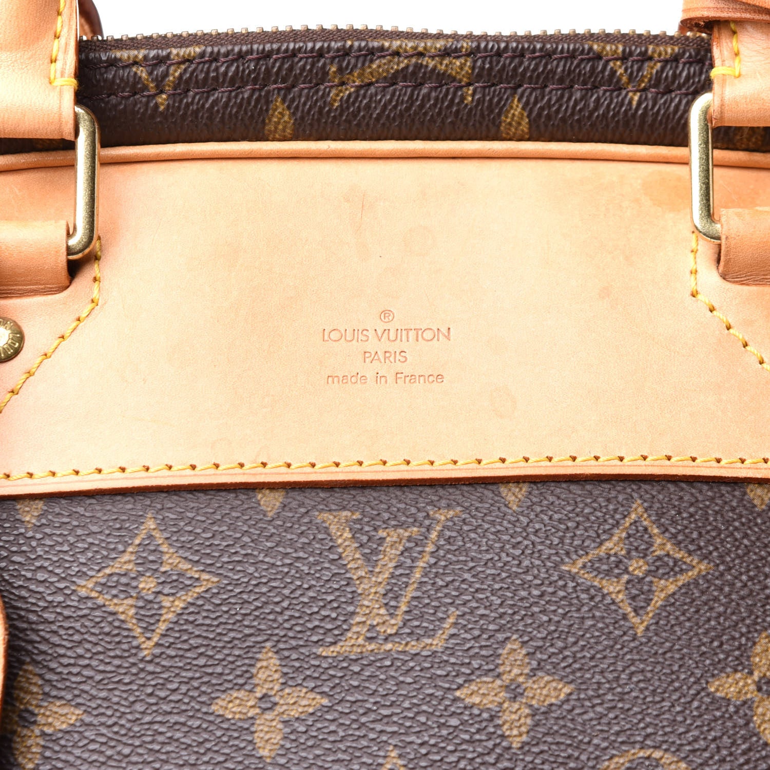 Louis Vuitton Monogram Alize 2 Compartment Luggage Travel Bag 6 of 15