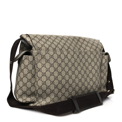 Gucci GG Plus Monogram Messenger Diaper Bag Dark Brown 3 of 10