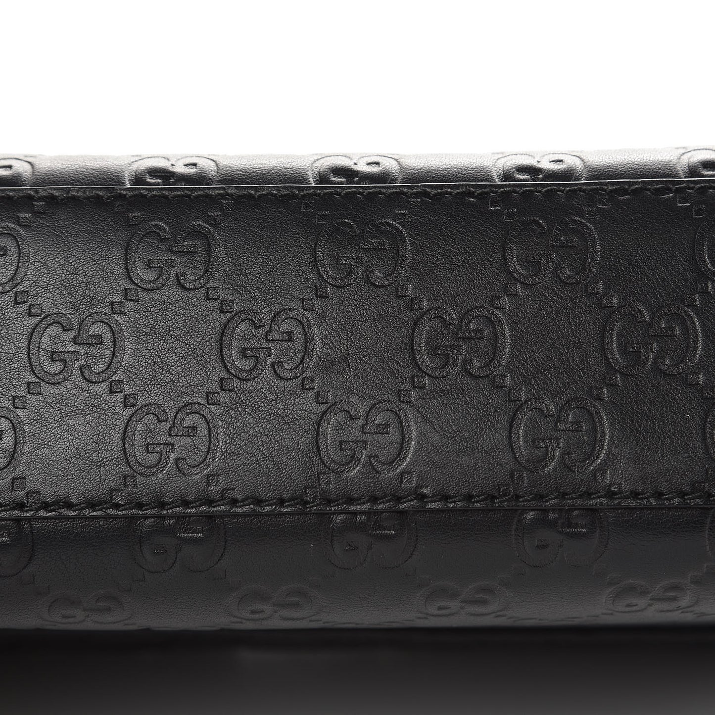 Guccissima Medium Emily Chain Shoulder Bag Black