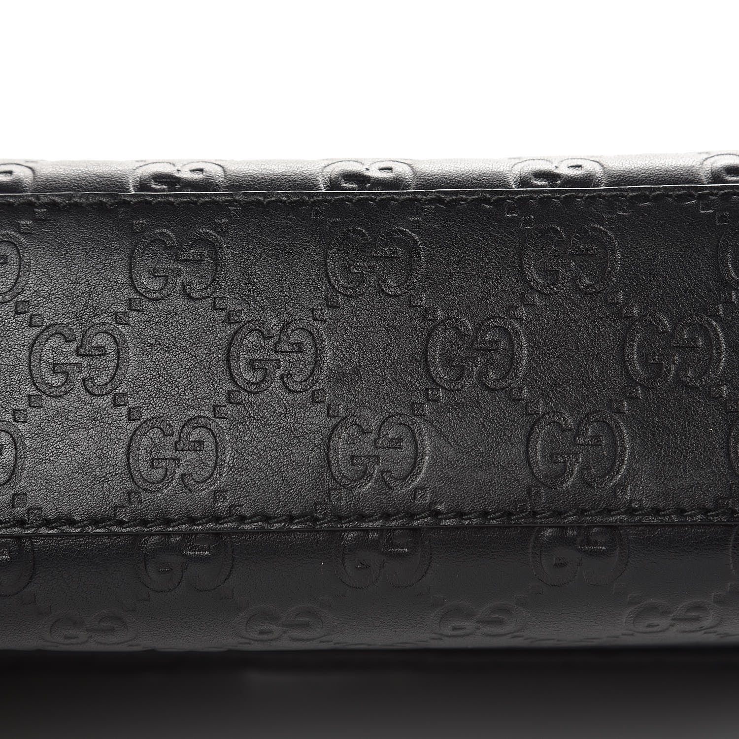 Gucci Guccissima Medium Emily Chain Shoulder Bag Black 13 of 17