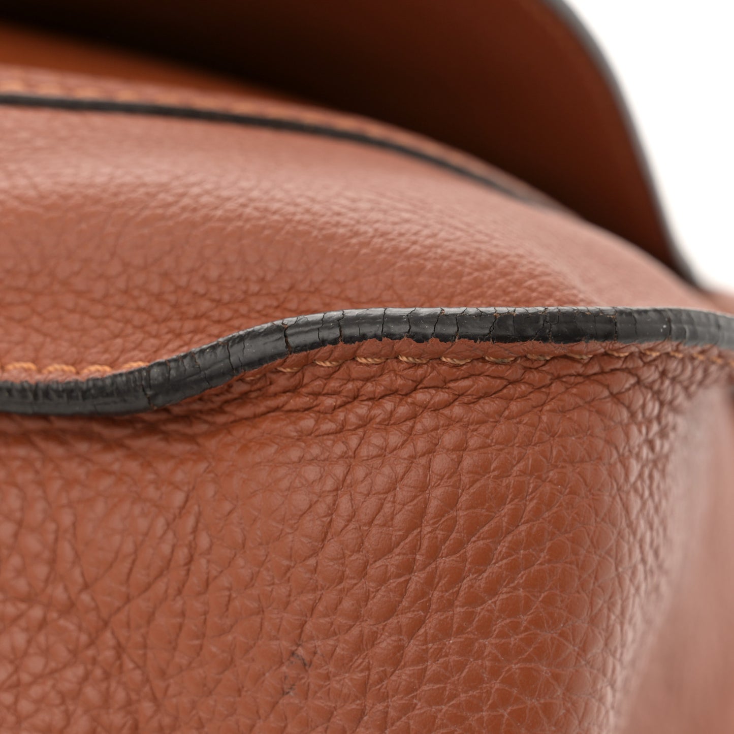 Calfskin Medium Marcie Satchel Tan