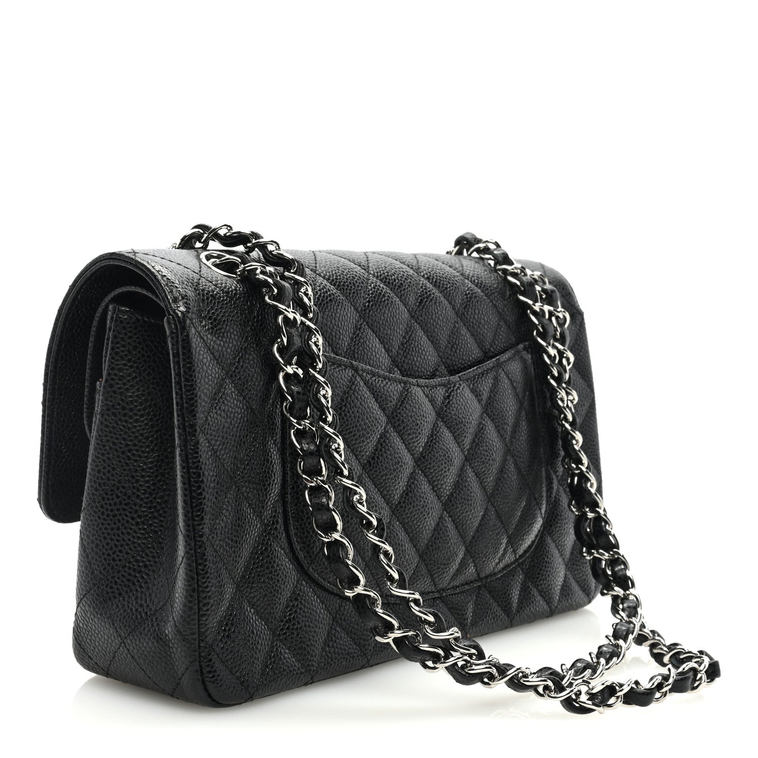 Chanel Caviar Quilted Medium Double Flap Black 3 of 9