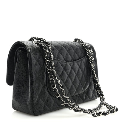 Chanel Caviar Quilted Medium Double Flap Black 3 of 9
