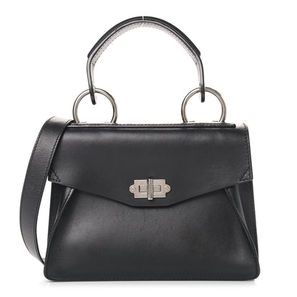Proenza Schouler Calfskin Small Hava Top Handle Bag Black 1 of 8