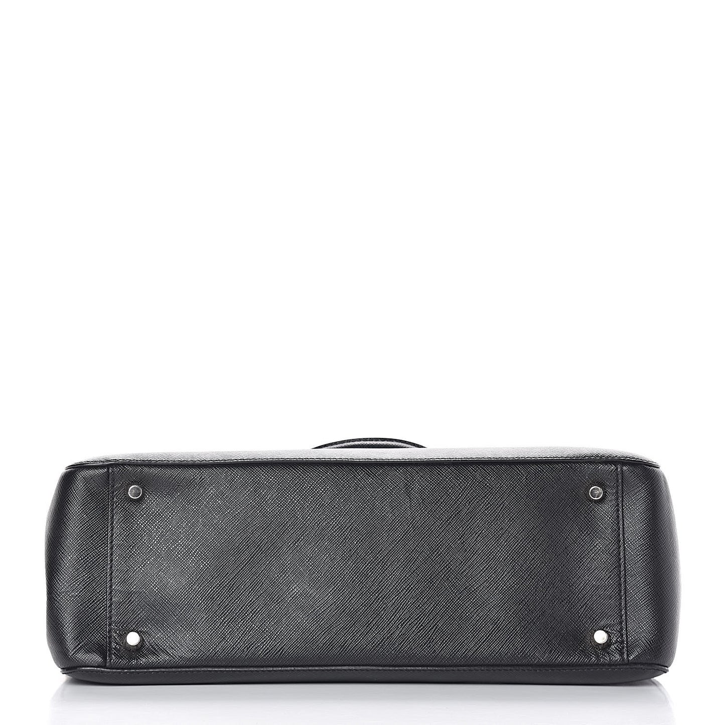 Saffiano Small Galleria Double Zip Tote Black