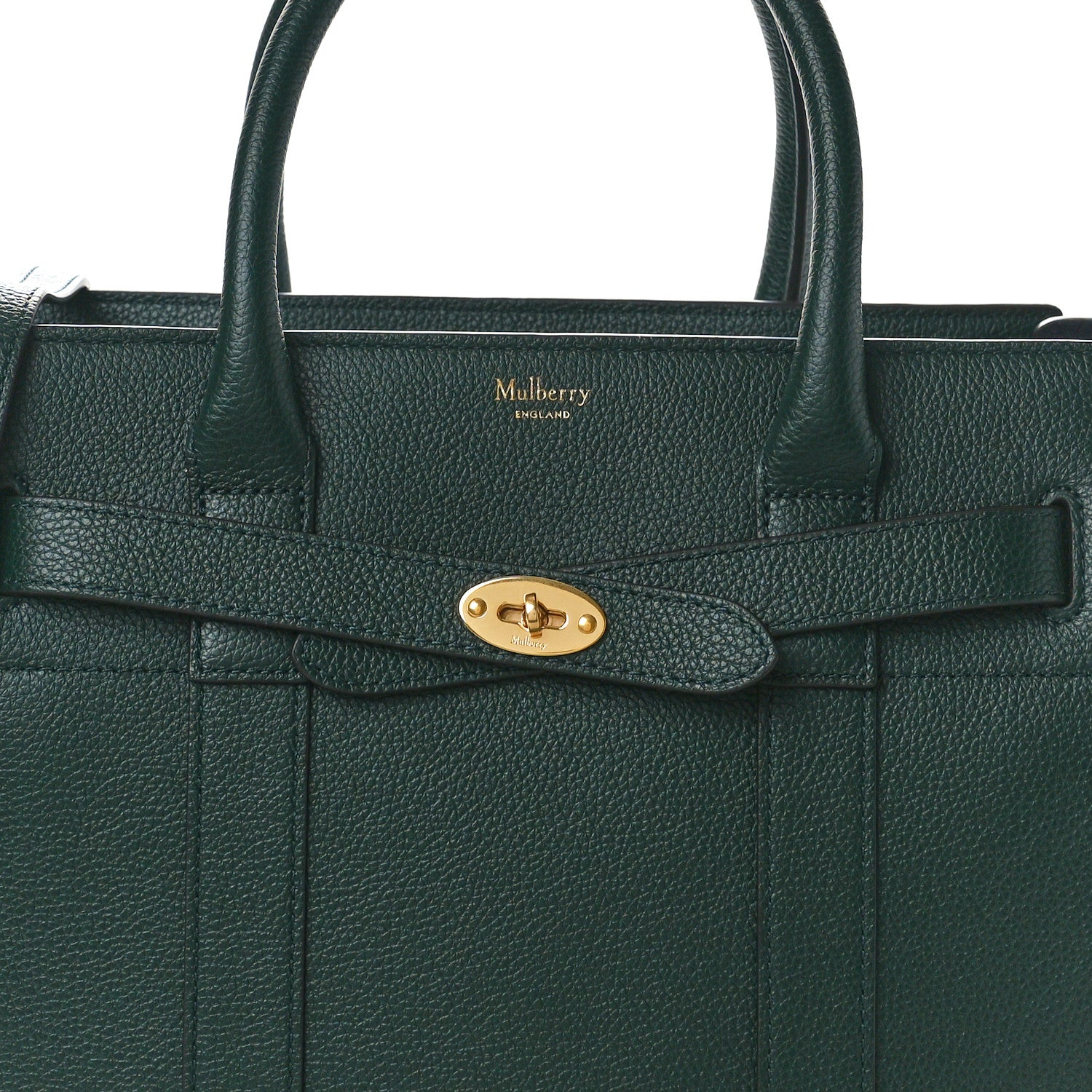 Mulberry Small Classic Grain Small Zip Bayswater Mulberry Green 7 of 9