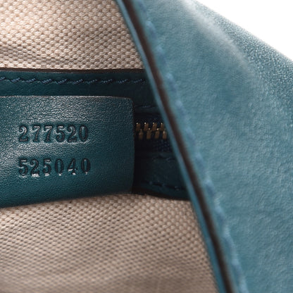 Gucci Calfskin Medium New Jackie Shoulder Bag Teal 7 of 12