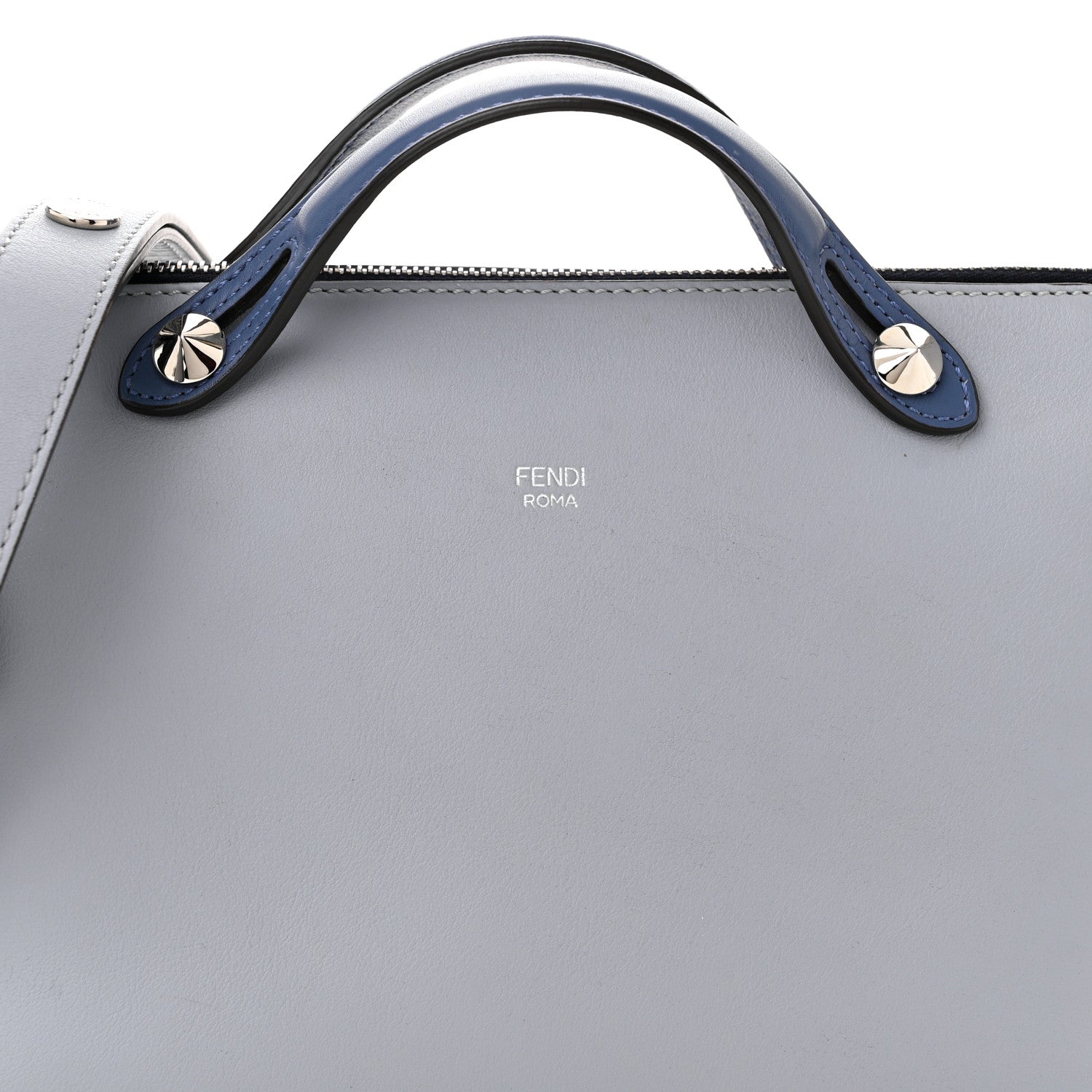 Fendi Vitello Dolce 4 Color Medium By The Way Boston Bag Ardesia Fiamma Multicolor 9 of 13