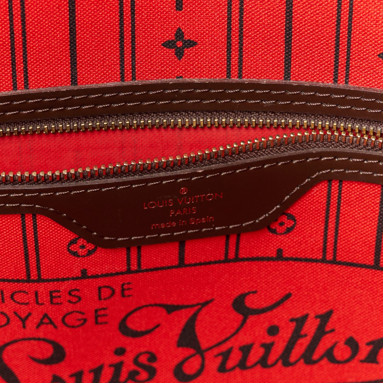 Louis Vuitton Damier Ebene Neverfull MM 7 of 13